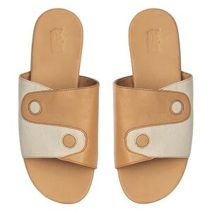 🆕 BALM WEARS • Date Shake Yin Yang Slides Sandals Includes Balm Wears Bag